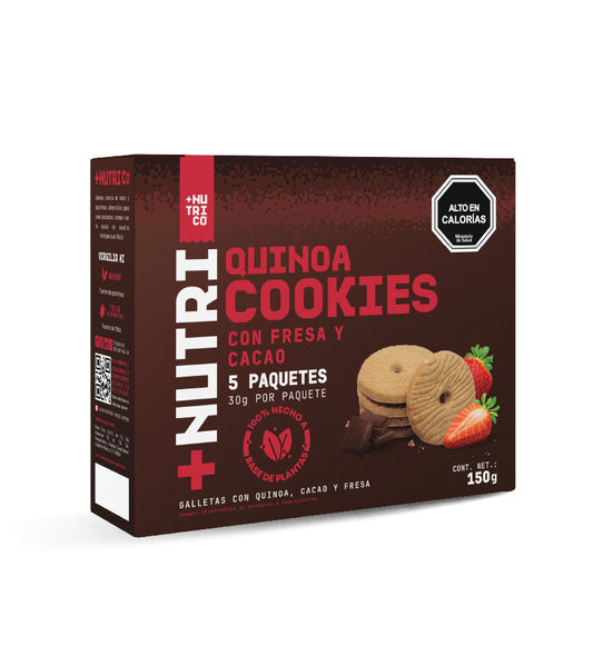 QUINOA COOKIES FRESA Y CACAO